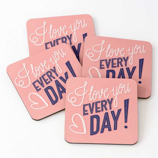 Item preview, I Love you Every Day 1, Happy Valentine's Day designed and sold by BlueLela.