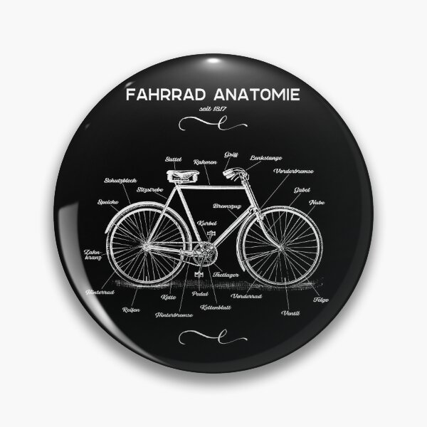 Item preview, Retro Bicycle Anatomy Vintage designed and sold by catsandmore.
