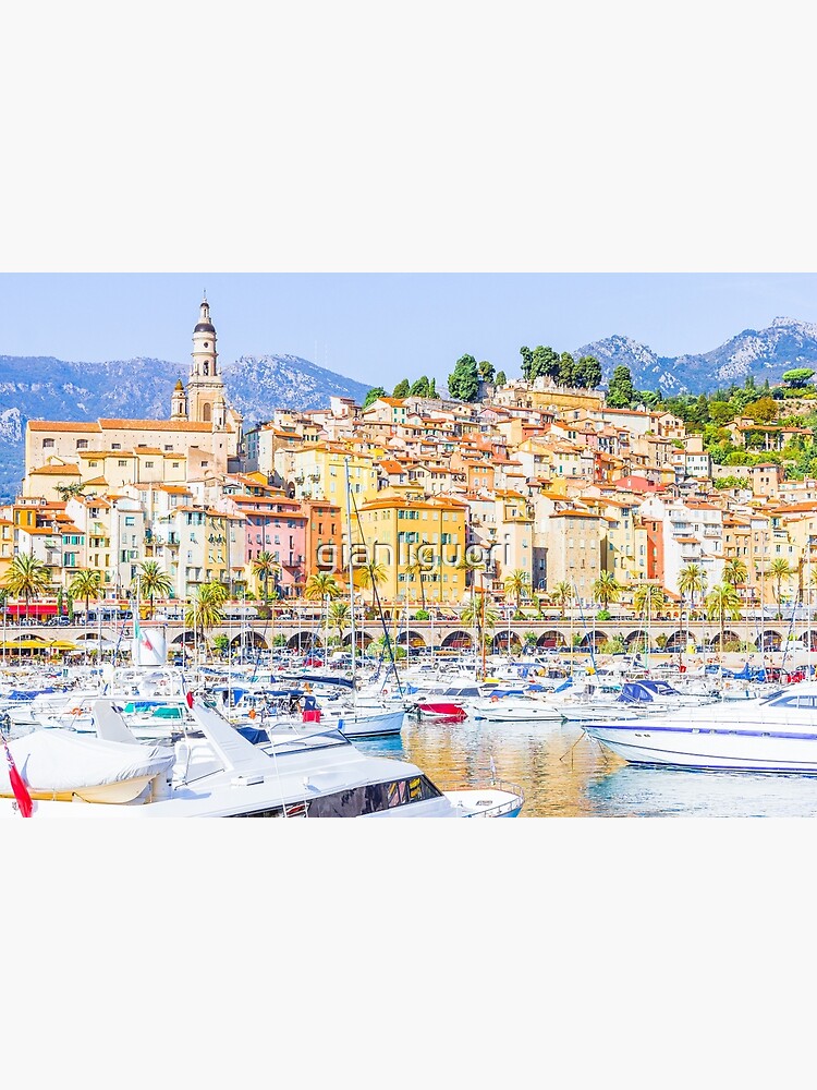 port-in-menton-france-art-print-for-sale-by-gianliguori-redbubble