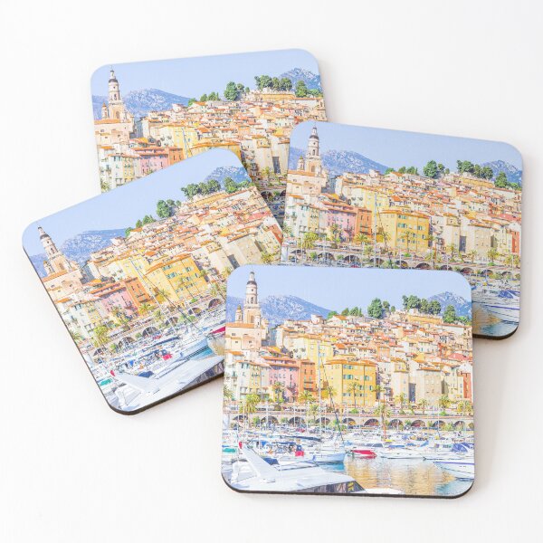 Item preview, Port in Menton, France designed and sold by gianliguori.