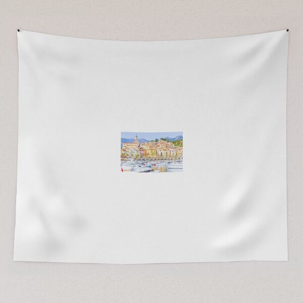 Item preview, Port in Menton, France designed and sold by gianliguori.