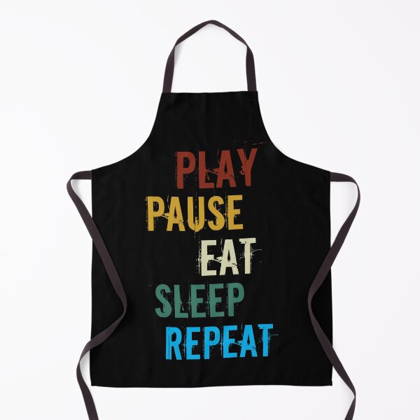 Item preview, Play Pause Eat Sleep | Funny Gaming Quote designed and sold by Dev-Ang.
