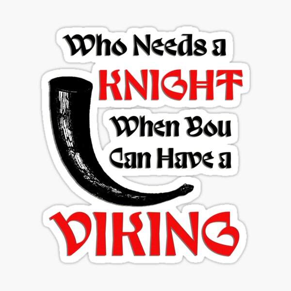 Viking Valentine Sticker