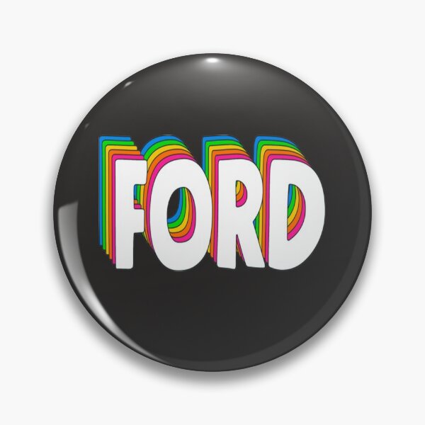 Item preview, Ford Hello My Name Is Ford Rainbow Name Tag designed and sold by 2020Printwork.