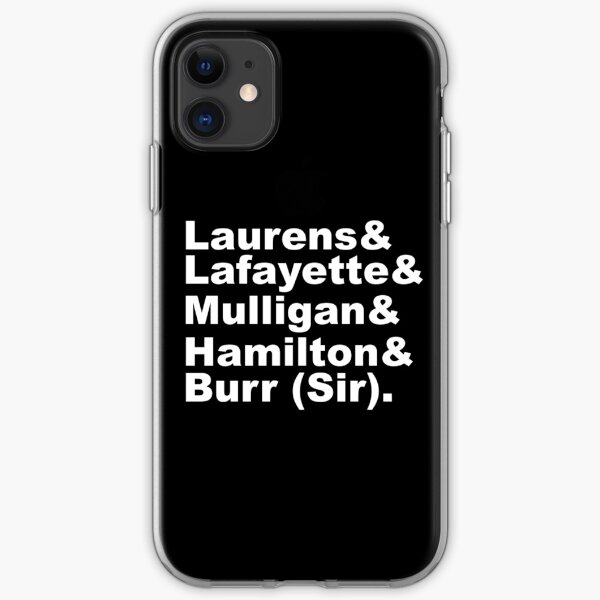 Hamilton Revolutionaries (white) iPhone Soft Case