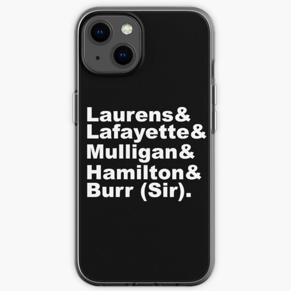 Hamilton Revolutionaries (white) iPhone Soft Case