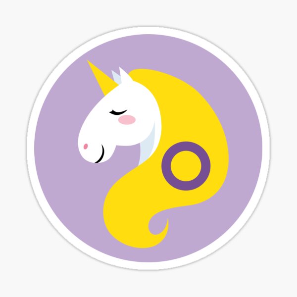 Intersex Unicorn Sticker