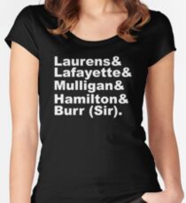 Hamilton Revolutionaries (white) Women's Fitted Scoop T-Shirt