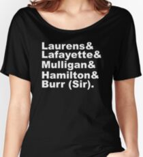 Hamilton Revolutionaries (white) Women's Relaxed Fit T-Shirt