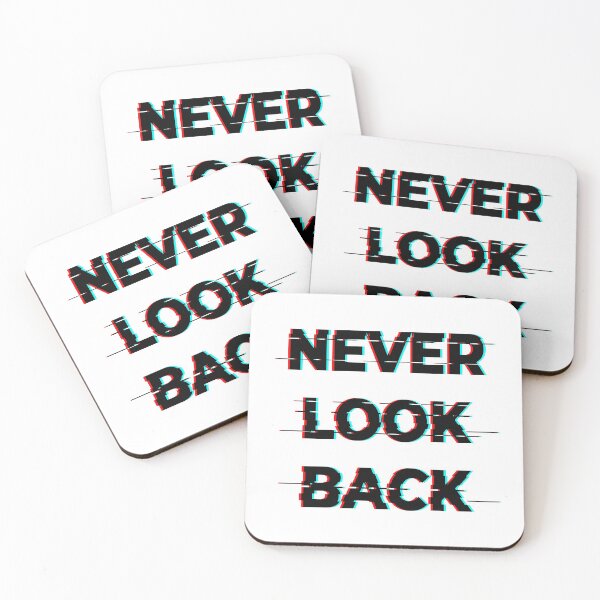 Item preview, Glitch Design of "Never Look Back" designed and sold by MHabeeb.