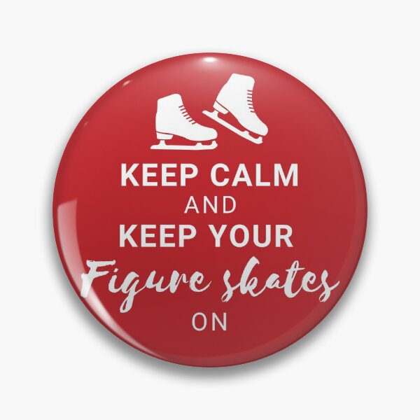 Item preview, Keep Calm And Keep Your Figure Skates On designed and sold by TripleTriple.