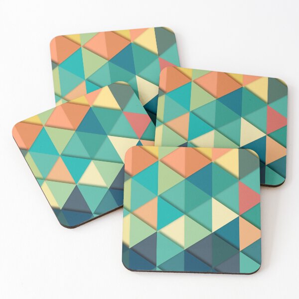 Item preview, Graphic Triangles Abstract Decorative Pattern designed and sold by Piosenka Art.