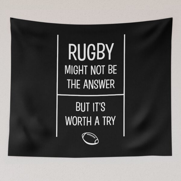 Item preview, Rugby might not be the answer but it's worth a try designed and sold by PaulSDesign.