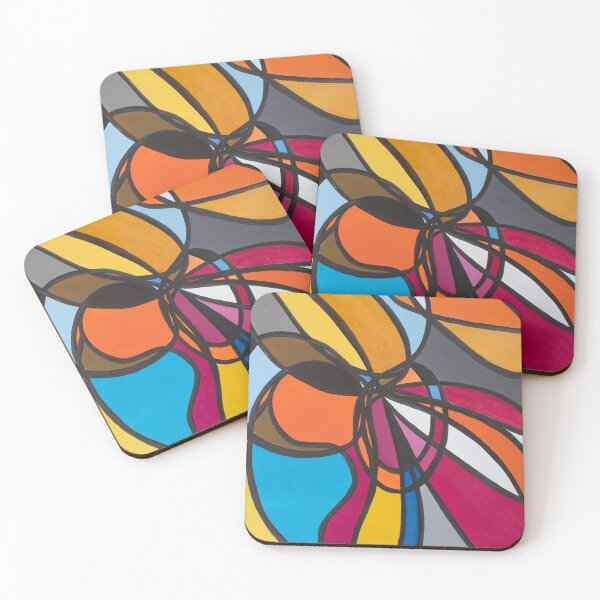 United Colors Coasters (Set of 4)