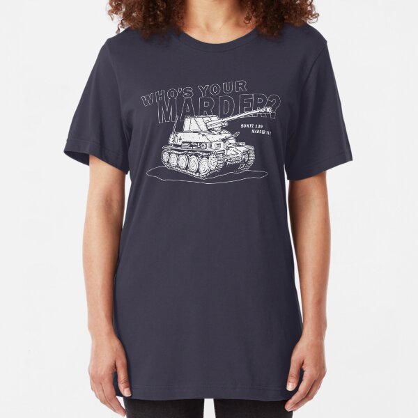 Marder III Anti-Tank Gun Slim Fit T-Shirt