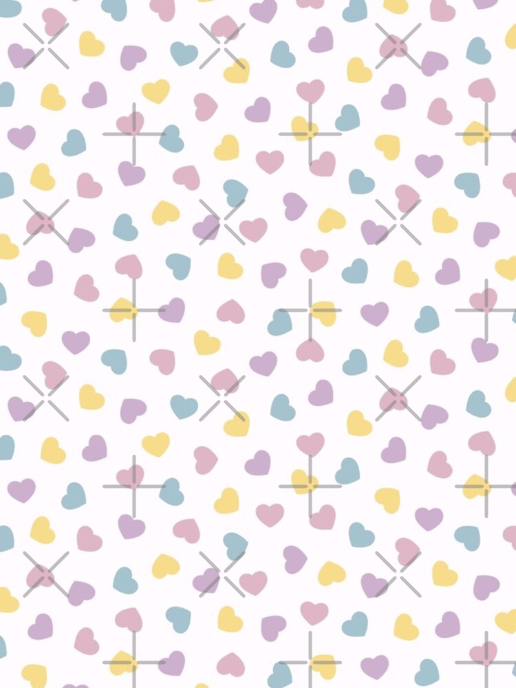 Thumbnail 5 of 5, iPhone Case, Multicoloured Hearts Pattern designed and sold by Calislahn.