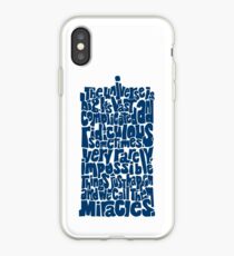 Full of Miracles (blue) iPhone Case