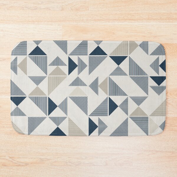Item preview, Minimalistic Triangles Geometric Pattern designed and sold by Piosenka Art.