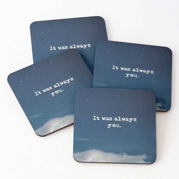 Item preview, It was always you - Fitzgerald in the night sky designed and sold by RoseAesthetic.