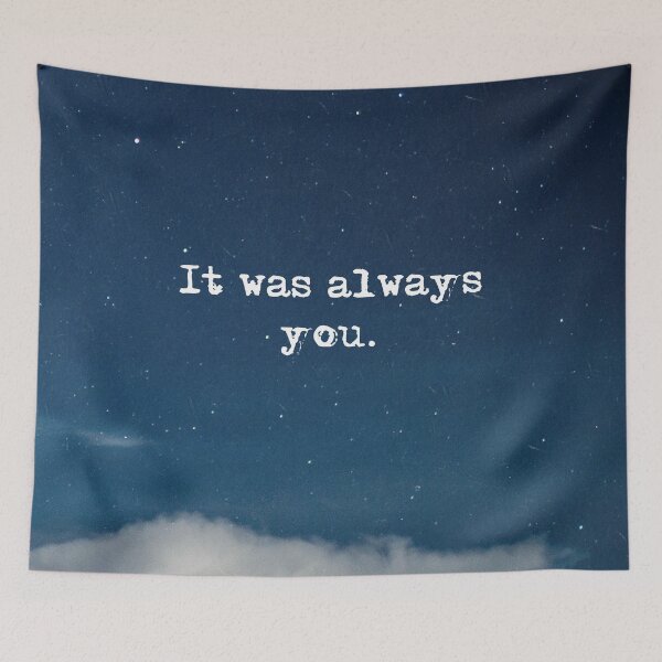 Item preview, It was always you - Fitzgerald in the night sky designed and sold by RoseAesthetic.