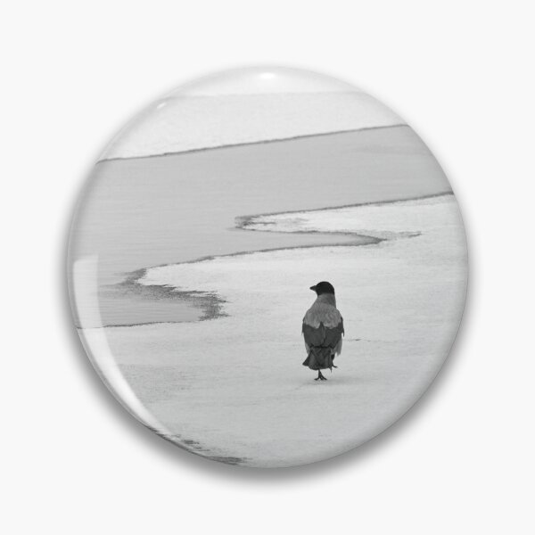 Item preview, Hooden crow walking on thin ice designed and sold by Jouko Lehto Photography.