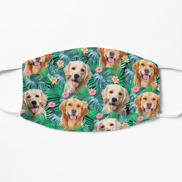 Golden Retriever Gesichtsmaske Flache Maske