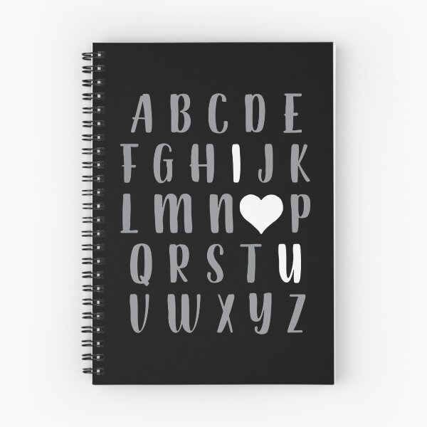 Item preview, I Love You Alphabet designed and sold by MakeItTrend.