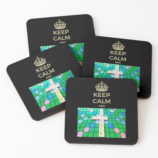 Item preview, Mantenga la calma y juegue Scrabble designed and sold by dudiejan.