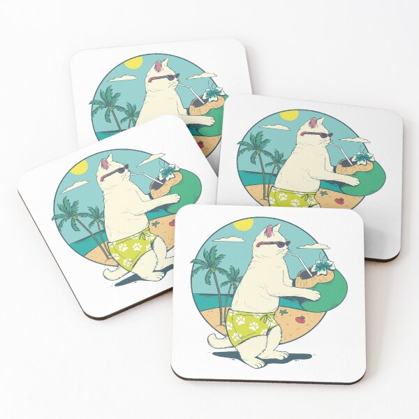 Item preview, Cat drink coconut designed and sold by YEST E.