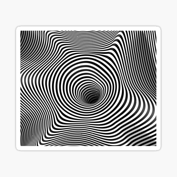 A hole Sticker