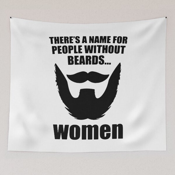 Item preview, Funny Beards Quotes designed and sold by MakeItTrend.