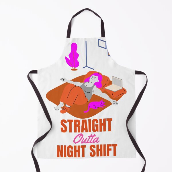 Item preview, STRAIGHT OUTTA NIGHT SHIFT designed and sold by 30-Merch.