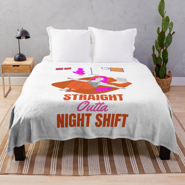 Item preview, STRAIGHT OUTTA NIGHT SHIFT designed and sold by 30-Merch.