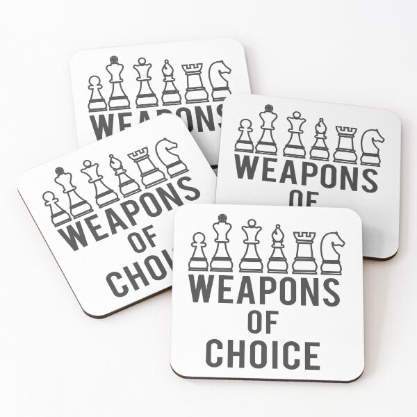 Item preview, Weapons Of Choice Chess designed and sold by overstyle.