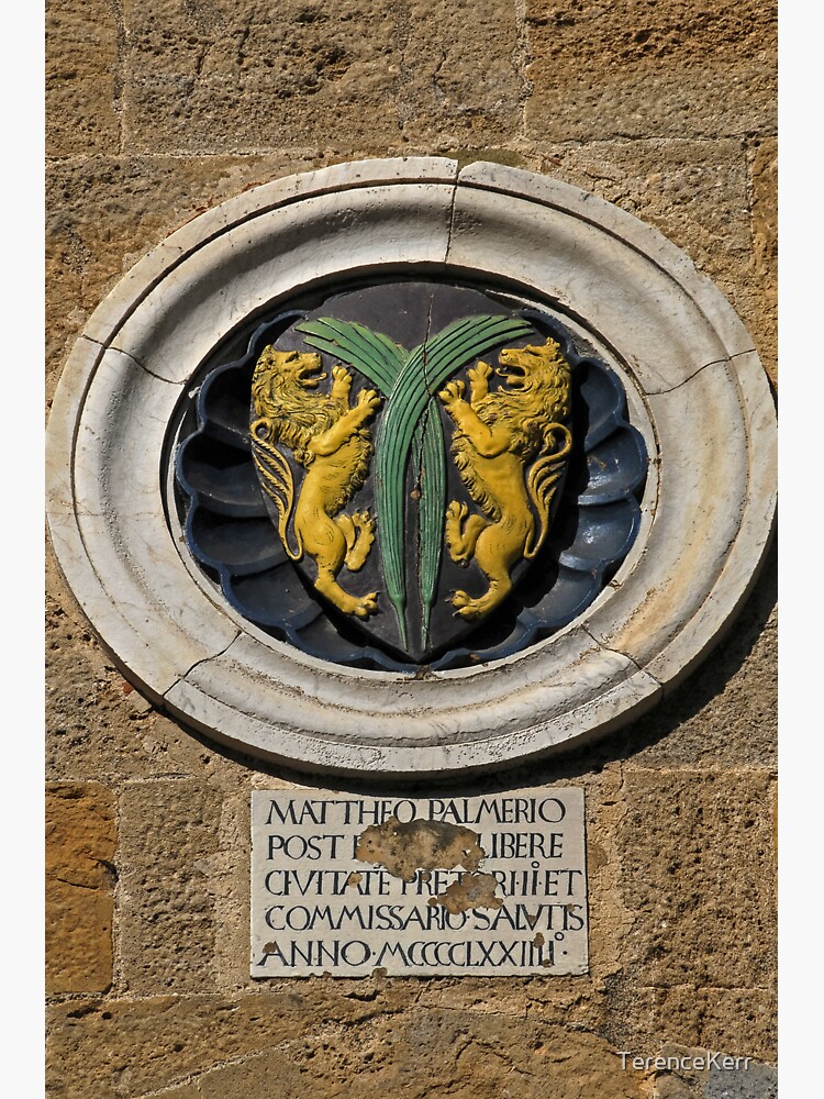 "Renaissance coat of arms represents might of Florence" Sticker for Sale by TerenceKerr Redbubble