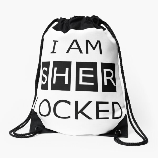 Je suis SHERlocké Sac à cordon
