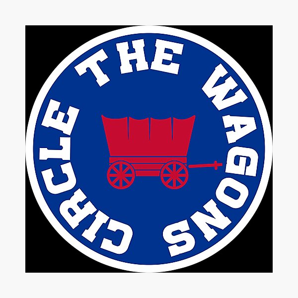 Ctwpod Circle The Wagons Blue Buffalo - Bills Pin