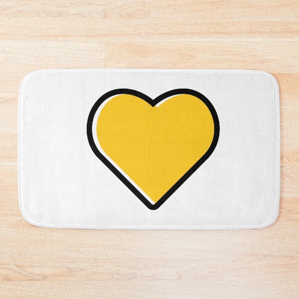 Item preview, yellow heart designed and sold by kinxa Axeem.