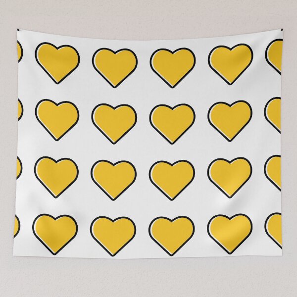 Item preview, yellow heart designed and sold by kinxa Axeem.
