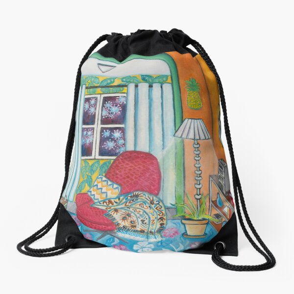 Nobody's Home Drawstring Bag