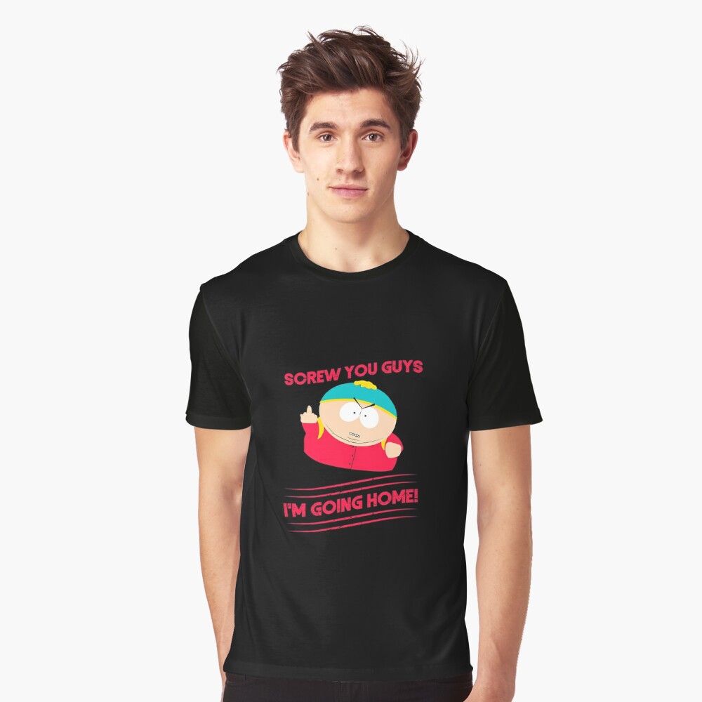 Screw You Guys Cartman T Shirt- South Park - Spencer's