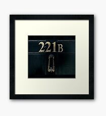 221B Baker Street Framed Print