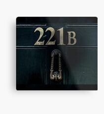 221B Baker Street Metal Print