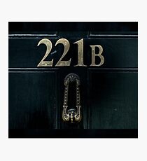 221B Baker Street Photographic Print