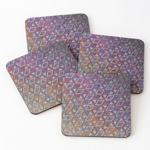 Item preview, Felt geometric cube pattern  designed and sold by Paulokink.