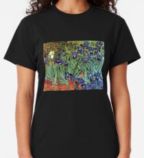 'Blue Irises' by Vincent Van Gogh (Reproduction) Classic T-Shirt