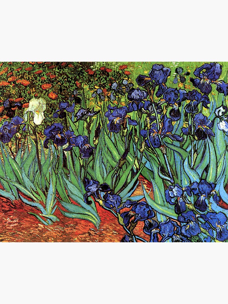 'Blue Irises' by Vincent Van Gogh (Reproduction) by RozAbellera