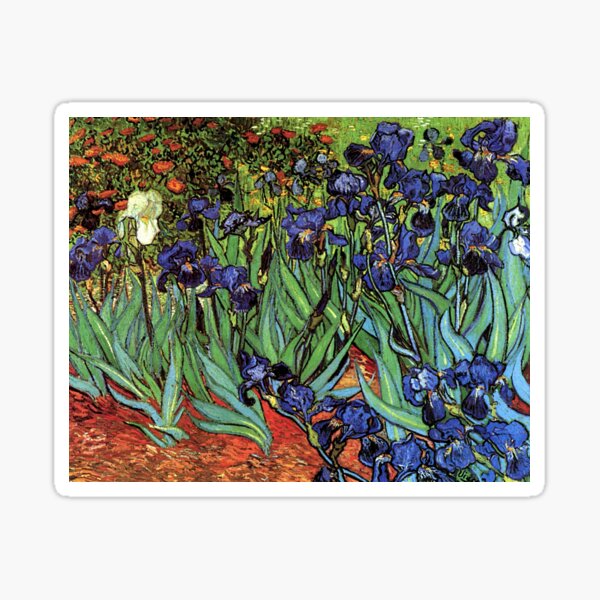 Item preview, 'Blue Irises' by Vincent Van Gogh (Reproduction) designed and sold by Classic Visions Gallery.