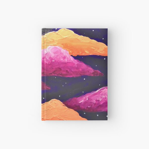 Soft Pink and Orange Clouds Hardcover Journal