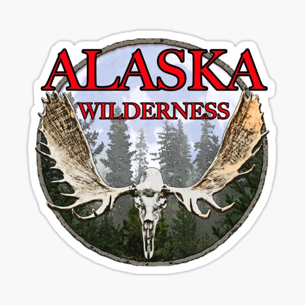 Alaska wilderness  Sticker
